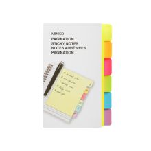 MINISO Pagination Sticky Notes (6 Colors)