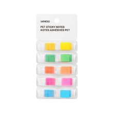 MINISO PET Sticky Notes (5 Colors)