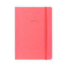 Miniso Monthly Plan Stitch-bound Book (160 Sheets) (Red)