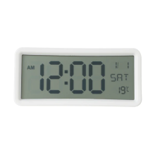 MINISO Large Screen Electronic Alarm Clock - White