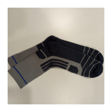 Miniso Sports Series Contrast Color Athletic Crew Soccks (Light Gray)