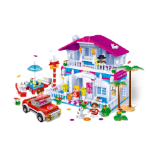 MINISO 552pcs Holiday Villa Building Blocks Construction Toy for Kids Gift