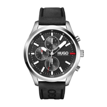 HUGO Analogue Multifunction Quartz Watch (Black)