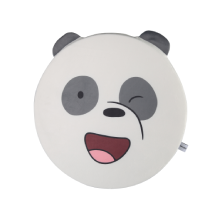  Miniso We Bare Bears Collection Thickened Round Seat Cushion 5cm - Panda