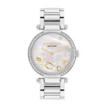 Coach Ladies Cary Watch White Mother Pearl