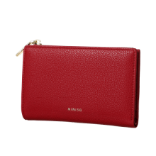 MINISO Two-fold Zipped Women’s Wallet (Red)