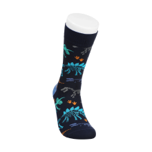 Miniso Animals Series Crew Socks 21cm - Laosaurus Blue