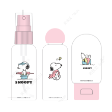 Miniso Snoopy Summer Travel Collection Travel Bottles Set - 3 PCS