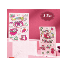 MINISO Lotso Collection Double-layer Stickers - 13 Pcs Assorted