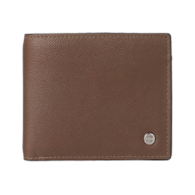 Miniso Mens Business Textured Short Wallet - Coffee