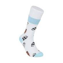Miniso We Bare Bears Collection 4.0 Fashion Patterned Socks 21cm (Blue)