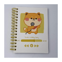 Miniso School Season Shiba Inu Series A6 Wirebound Book - 80 Sheets