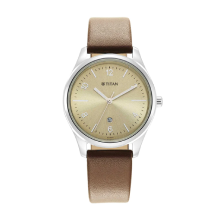 TITAN Trensetters With Beige Dial - Ladies 
