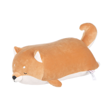 MINISO Shiba Collection Lovely Lying Shiba Plush Toy Brown Stuffed Animal 54cm