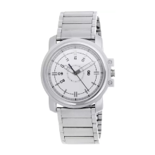 FASTRACK White Dial Silver Stainless Steel Strap Watch