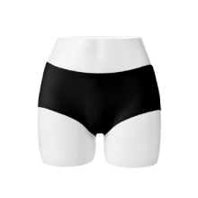 Miniso Lace Seamless Mid-Waist Panties Black- XL