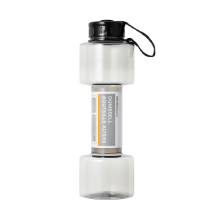 MINISO Sports Dumbbell Shaped Water Bottle 700ml (Gray)
