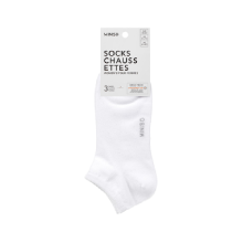 MINISO Breathable Mesh Low-cut Socks for Women (3 Pairs) - (White)