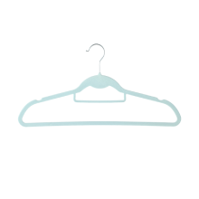 Miniso Double-position Flocking Clothes Hanger for Adult-3pcs (Blue)