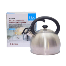 TKS 1.5L Whistling Kettle Brushed Color - Stainless Steel Material