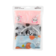 Miniso Disney Animals Collection Waterproof Shower Cap (3 pcs)