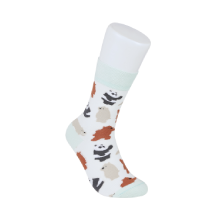 Miniso We Bare Bears Collection 4.0 Fashion Patterned Socks 21cm - (Green)