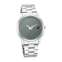FASTRACK Stunner in Green Dial & Metal Strap - Gents