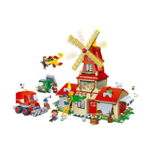 MINISO 860pcs Farm Big Castle Building Blocks Construction Toy for Kids Gift