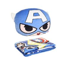 Miniso Marvel Collection Cushion  & Blanket - Captain America