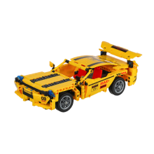 MINISO Race Car Building Blocks (Yellow)