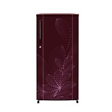 HAIER 190L  Refrigerator - Red Ornate