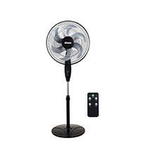 ABANS 18 Inch Stand Fan With Remote - Black