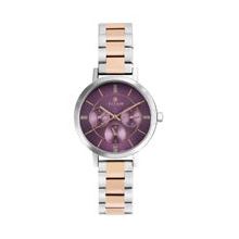 TITAN Purple Dial Stainless Steel Watch - Ladies