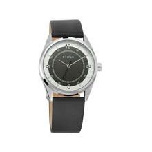 TITAN Work wear Watch with White Dial & Leather Strap - Gents