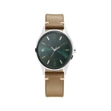 FASTRACK Tripster Dark Green Dial Leather Strap - Gents