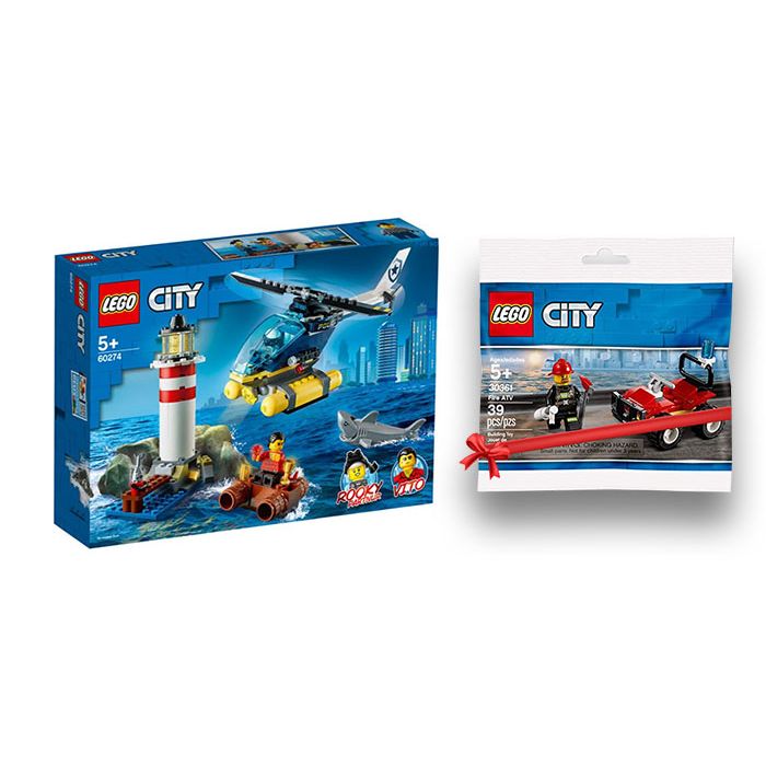 LEGO 60274 City Elite Police Lighthouse Capture Set,189 Pieces