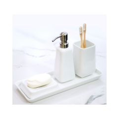 DANKOTUWA  Porcelain Bathware 04 Pieces Set - White