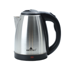 Bright Stainless Steel Electric Kettle - 1.8L