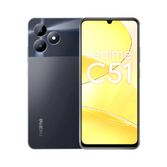 Realme C51 4GB + 64GB -  Carbon Black